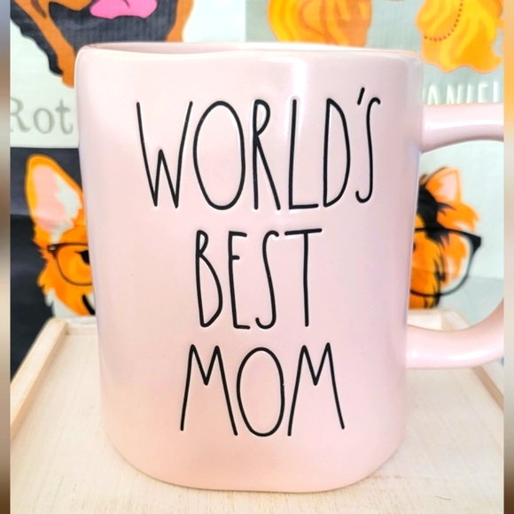 World's BEST Mom Rae Dunn PINK Mug - Picture 3 of 5
